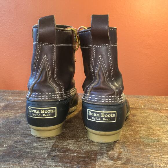 LL Bean 1912 8" Bean Boots Mens 6 Womens 8 Brown Outdoor Campcore Gorpcore - Picture 4 of 11